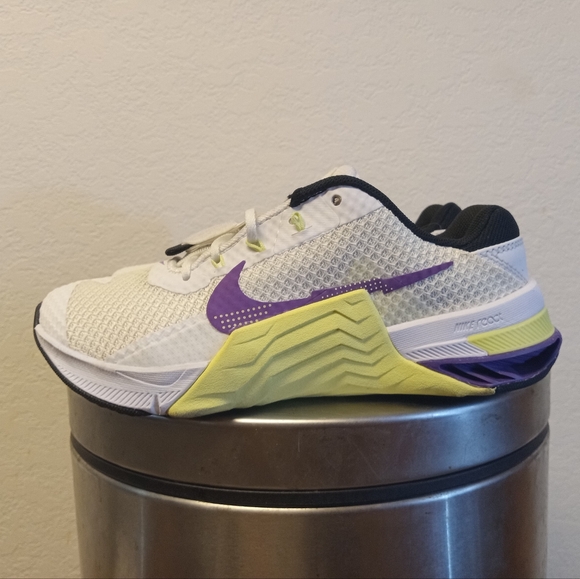 Nike Metcon 7 Womens 6.5 Cross Training White Athletic Low Sports - Picture 2 of 14